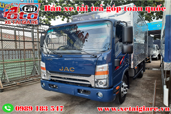 Xe Tải JAC 4T9 N500 Thùng Kín Máy DEV Đức | Xe Tải JAC N500 4.9 Tấn Thùng Dài 5m3 2021